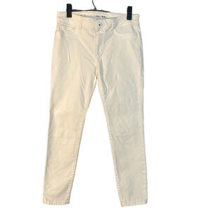 DL1961 White Florence Instasculpt Cropped Denim Jeans Women Sz 26